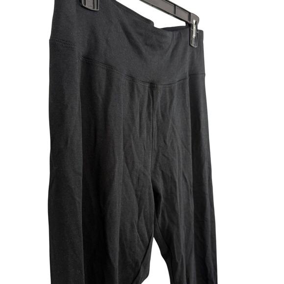 Eileen Fisher Petite High Waisted Ankle Legging Black Pants Soft Knit NWT sz P L - Picture 4 of 16